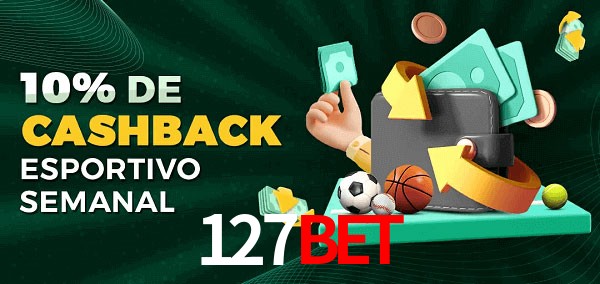 10% de bônus de cashback na 127bet